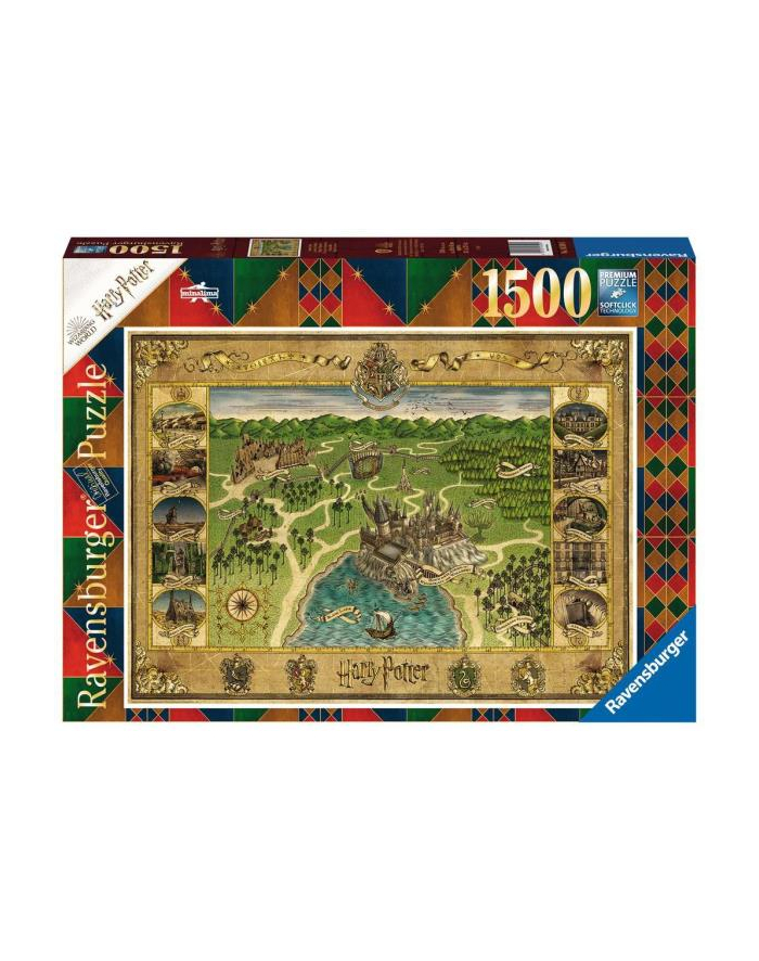 Puzzle 1500el Harry Potter Mapa Hogwrtu 165995 RAVENSBURGER główny