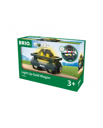 ravensburger BRIO 33896 Wagon ze złotem (świecący) nr 1