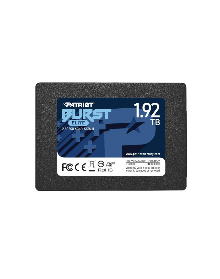 patriot SSD 1920GB Burst Elite 450/320MB/s SATA III 2.5 główny