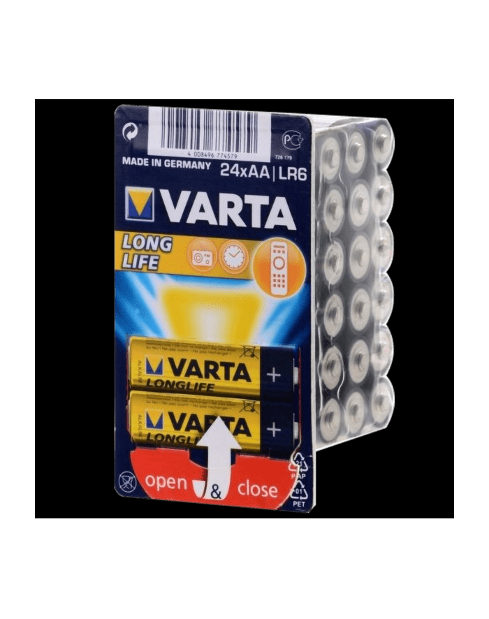 VARTA Longlife alkaliczna LR6/AA (blister 24 szt.) główny