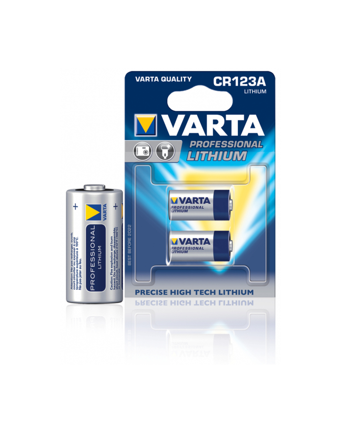 Varta System Lithium CR123A / 2 pack (6205301402) główny