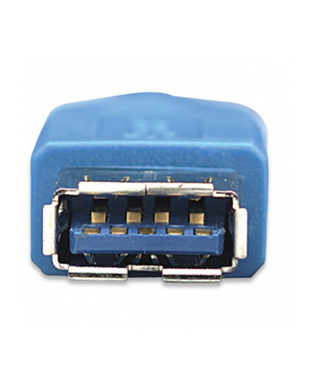 Techly Kabel USB USB3.0 Verlängerungskabel Stecker/Buchse TypA 1m blau (ICOCU3AA10EX)