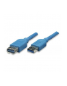 Techly Kabel USB USB3.0 Verlängerungskabel Stecker/Buchse TypA 3m blau (ICOCU3AA30EX) - nr 1