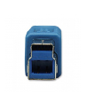 Techly USB USB3.0 Kabel Stecker A/Stecker Typ B 0,5m blau (ICOCU3AB005BL) - nr 2