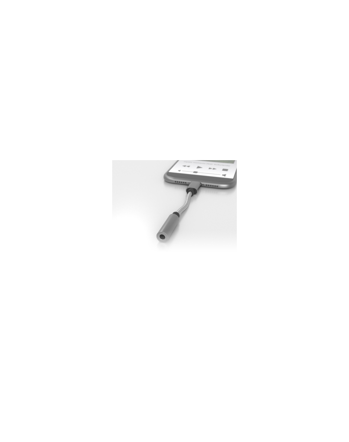 TerraTec Kabel TerraTec USB-C MiniJack 3.5 mm, Srebrny (284535) główny