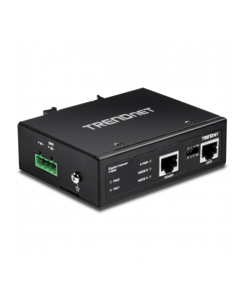 TRENDnet Przemysłowy iniektor PoE+ 60W IP 30 (TIIG60) nr 2