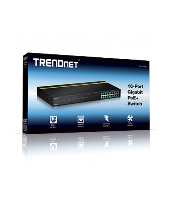 TRENDnet TPE-TG160G 16x 1GbE PoE+ (TPETG160G)