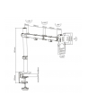 Techly ICA-LCD 503BK uchwyt do monitora 81,3 cm (32'') Zacisk Czarny - nr 18