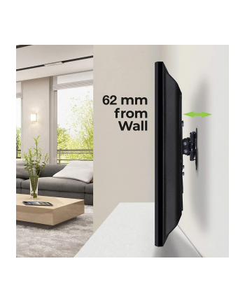 Techly ICA-PLB 136E ścienny uchwyt do telewizora 139,7 cm (55'') Czarny