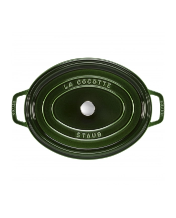 Amazon Staub Cocotte garnek  z pokrywką ( 4,25 l do stosowania na płycie indukcyjnej, wnętrze pokryte czarną, matow I I