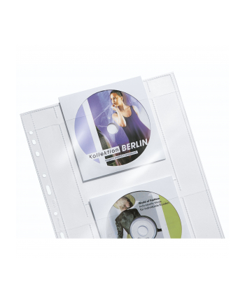 Herma CD pockets made of transparent film incl. paper pockets 10 p (7682)