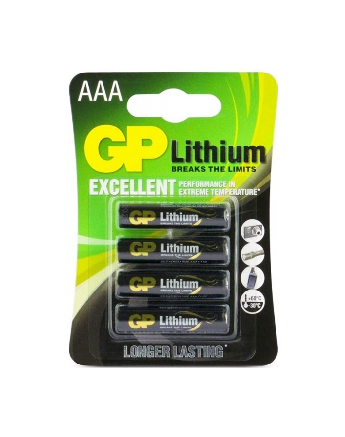 GP Bateria litowa AAAx4 1,5V (24LF-U4) główny