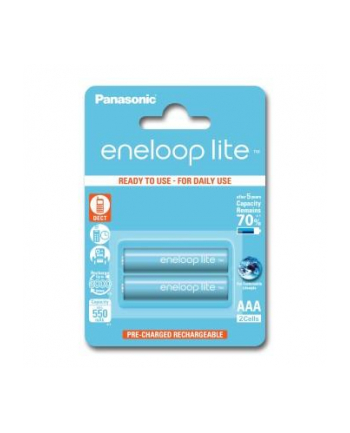 Panasonic Eneloop Lite R03/AAA 550mAh, 2 Szt., Blister (BK-4LCCE-2BE)
