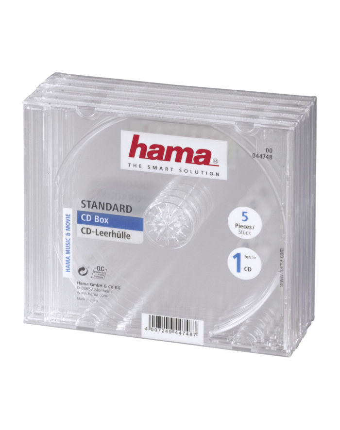 Hama Pudełka Na Cd-Box 5 Szt. ( 447480000 ) główny