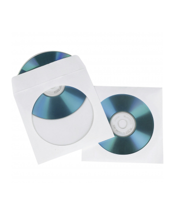 Hama CD Paper Sleeves, white, 100 pcs/Pack (00051174)