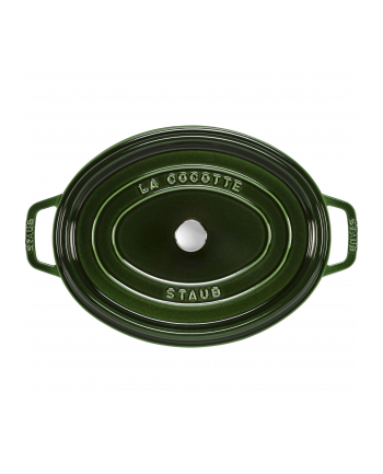 Amazon Staub Cocotte garnek  z pokrywką ( 4,25 l do stosowania na płycie indukcyjnej, wnętrze pokryte czarną, matow I I