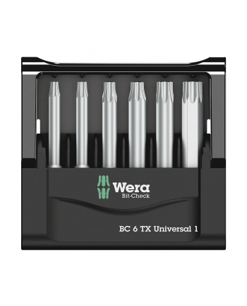 Wera Bity Mini Check, Torx, 6, 3 mm (1/4 ), 6 szt.