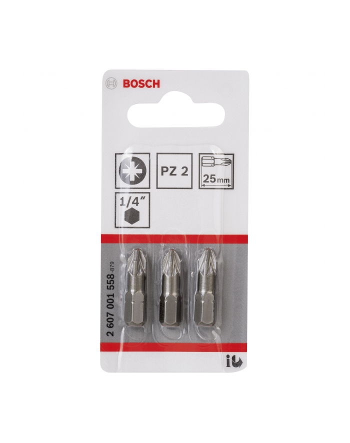 Bosch Bit Pz2 EH 3szt. 2607001558 główny