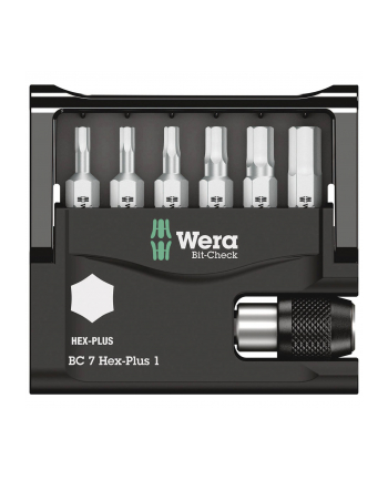 Wera Bity Hex-Plus w zestawie Bit-Check 8040-6 (05056168001)