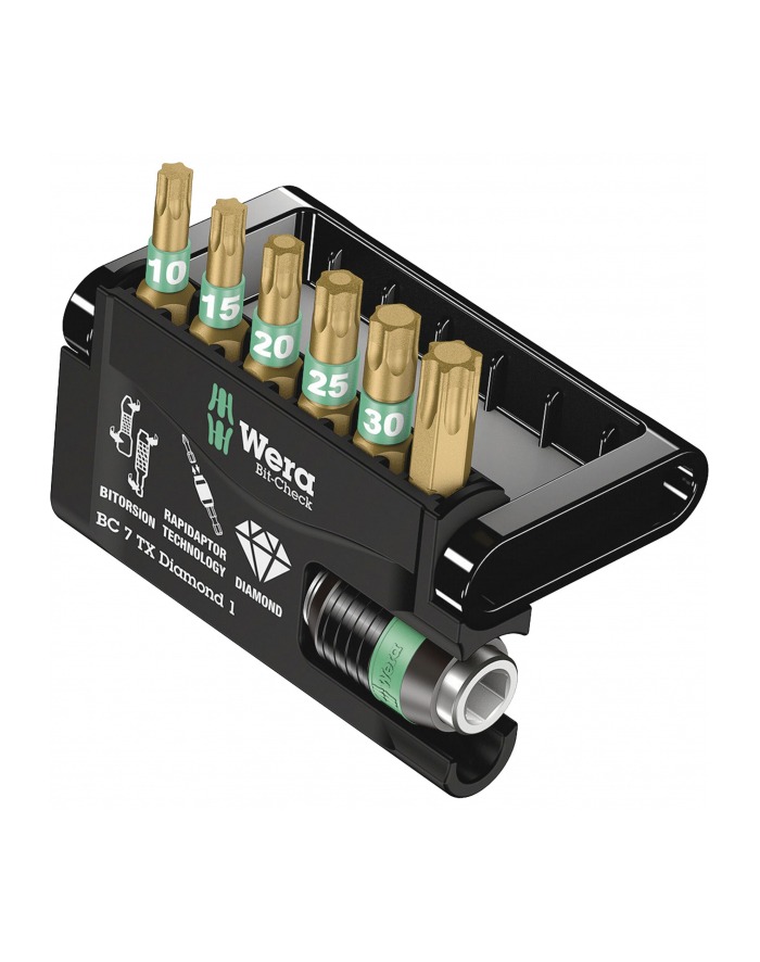 Wera Zestaw bitów 7 szt. TORX BiTorsion 05057415001 główny