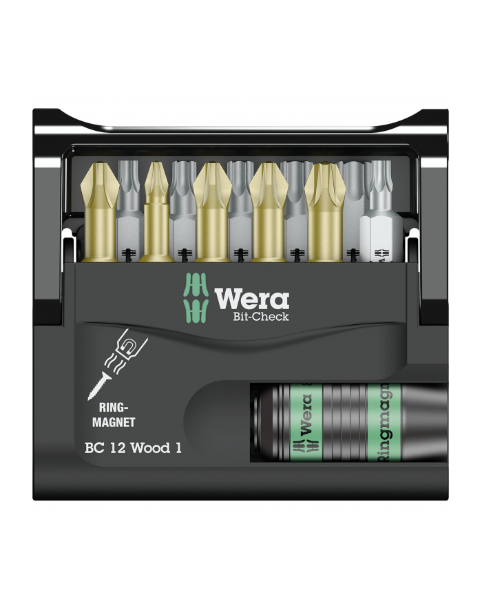 Wera Zestaw bitów 12 szt. Pozidriv / Phillips TORX 05057423001 główny