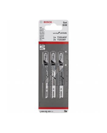 Bosch Brzeszczot do wyrzynarek 3 szt 2608636429
