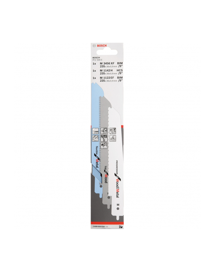 Bosch Brzeszczot do piły PFz 500 3 szt 2608656934 główny