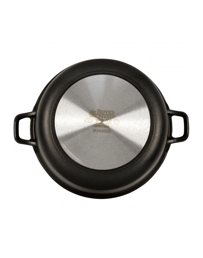 De Buyer Niski Garnek Aluminiowy Z Pokrywą 24Cm Choc Extreme główny