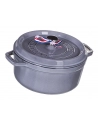 Staub Garnek z przykrywką okrągły 24 cm szary - nr 2