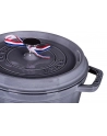 Staub Garnek z przykrywką okrągły 24 cm szary - nr 4