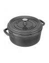Staub Garnek z przykrywką okrągły 24 cm szary - nr 5