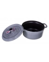 Staub Garnek z przykrywką okrągły 24 cm szary - nr 9