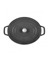 Staub Owalny Garnek Żeliwny Cocotte 31 cm Grafitowy 40509-320-0 - nr 4