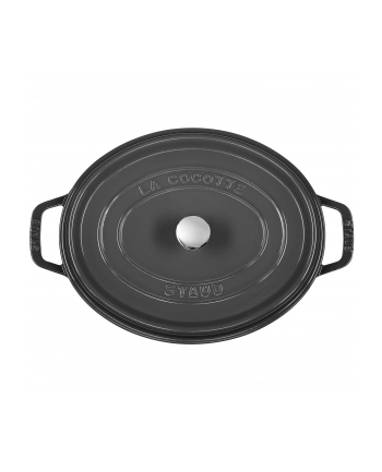 Staub Owalny Garnek Żeliwny Cocotte 31 cm Grafitowy 40509-320-0