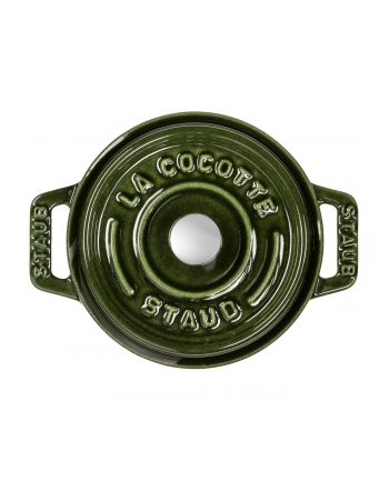 Staub Garnek Żeliwny Cocotte 10 cm Zielony 40509-804-0