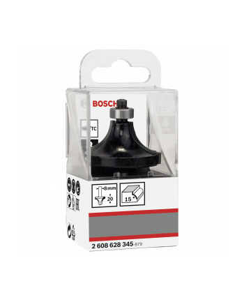 Bosch Frez zaokrąglający U: 8 c: 15 h: 22,0 w: 66 2608628345