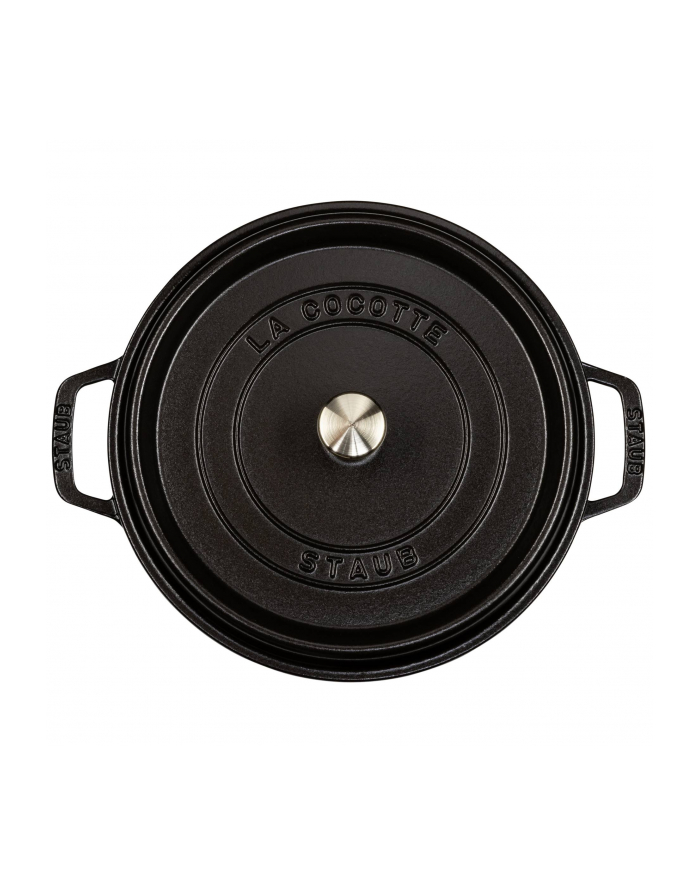 Staub Garnek Okrągły 26 Cm Czarny 40509-310-0 główny
