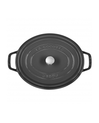 Staub Owalny Garnek Żeliwny Cocotte 31 cm Grafitowy 40509-320-0