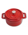 Staub Garnek Żeliwny Cocotte 10 cm Wiśniowy 40509-799-0 - nr 1