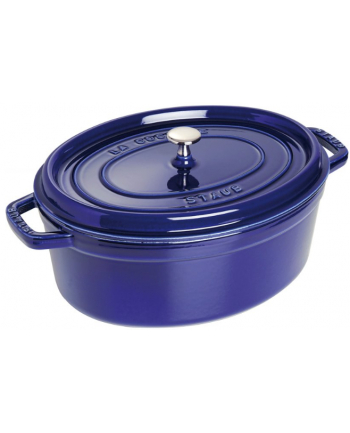 Staub Owalny Garnek Żeliwny Cocotte 31 cm Granatowy 40510-289-0