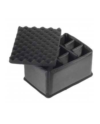 B&W outdoor.cases Typ 2000 RPD z przegrodami Czarna
