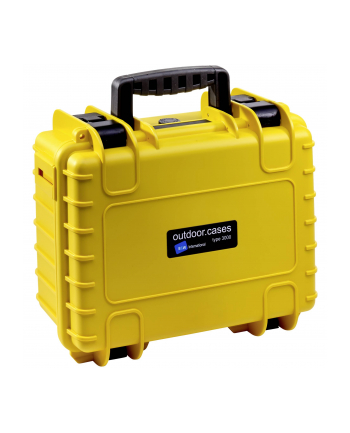 B&W outdoor.cases Typ 3000 SI z gąbką Żółta