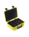 B&W outdoor.cases Typ 4000 RPD z przegrodami Żółta - nr 1