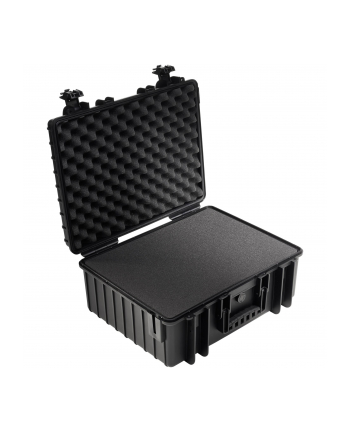 B&W outdoor.cases Typ 6000 SI z gąbką Czarna