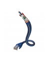 Kabel sieciowy Inakustik 00480303 CAT 6 SF/UTP AWG 24 RJ45 3m Srebrno-niebieski (480303) - nr 1