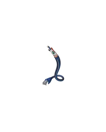 Kabel sieciowy Inakustik 00480305 CAT 6 SF/UTP AWG 24 RJ45 5m Srebrno-niebieski (480305)