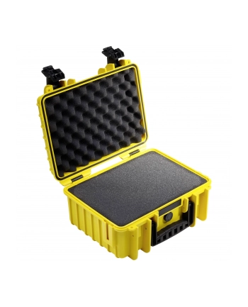 B&W outdoor.cases Typ 3000 SI z gąbką Żółta