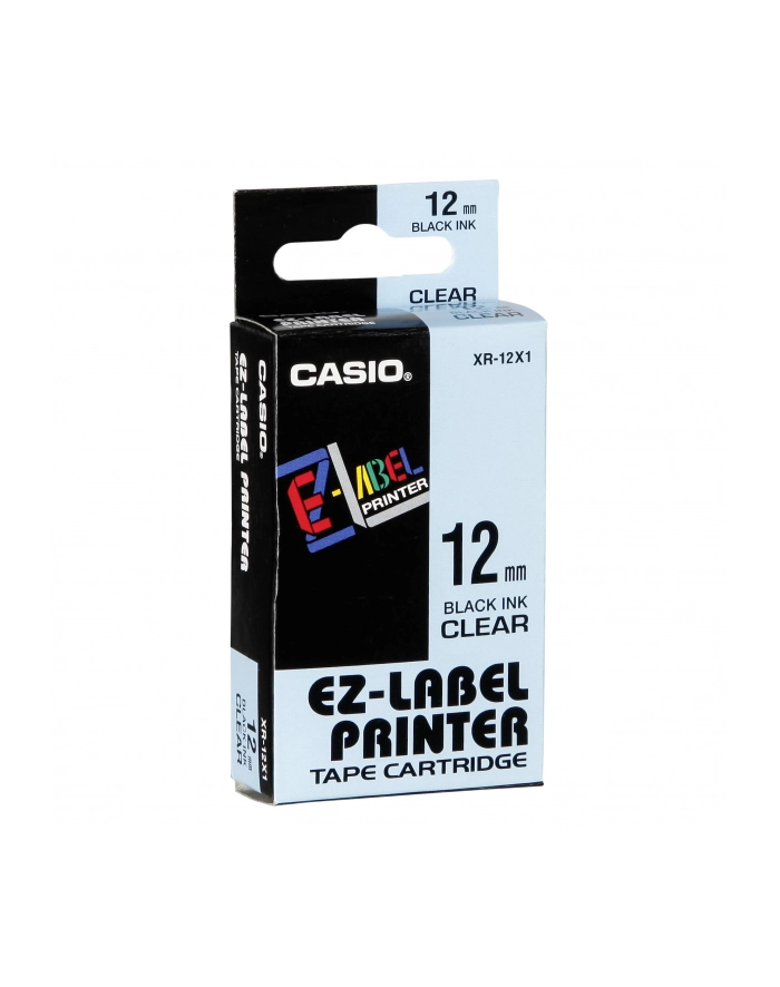 Casio Xr-12 X 12 Mm Black On Clear główny