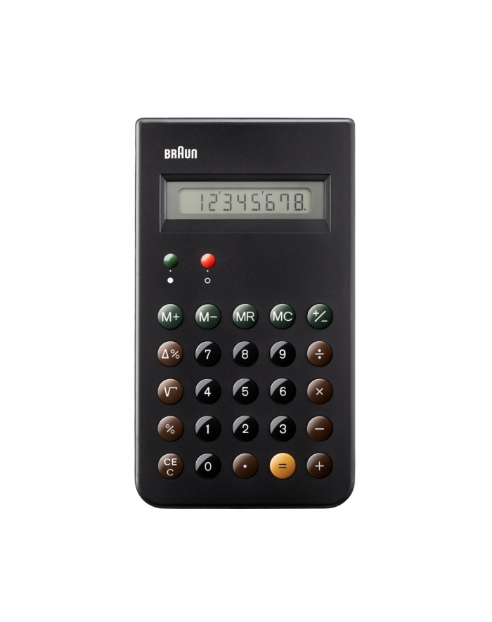 Braun Et66 Kalkulator, Czarny główny