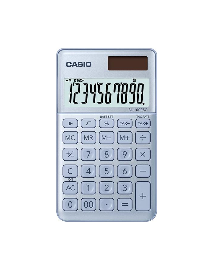Kalkulator 10poz niebieski SL-1000SC Casio Stylish główny